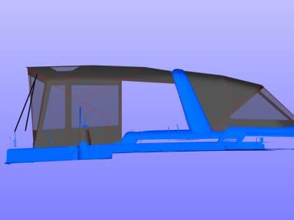 Beneteau Oceanis Yacht 54 Bimini Conversion