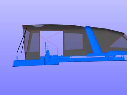 Beneteau Oceanis Yacht 54 Bimini Conversion