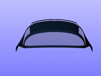 Moody 36 SWEET CHARIOT Sprayhood