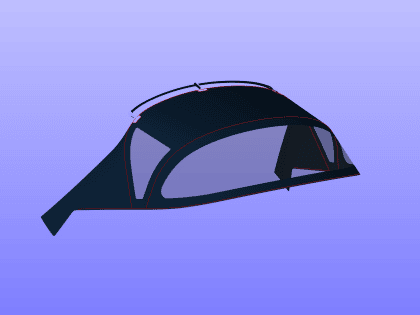 Moody 36 SWEET CHARIOT Sprayhood