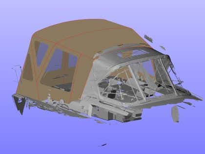 Dufour 360 Cockpit Enclosure to fit factory fit Sprayhood