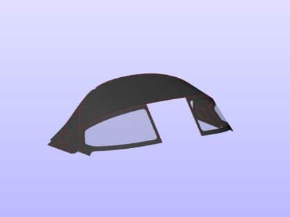 Bavaria Cruiser 51 recover Sprayhood for factory fit original