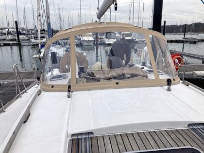 Dufour 335 GL Sprayhood Recover for factory fit original