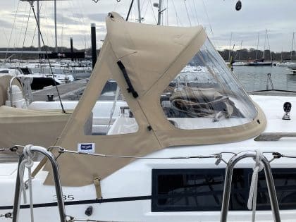 Dufour 335 GL Sprayhood Webbing Side Grab Handles