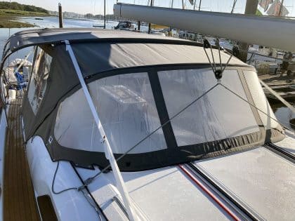 Beneteau Oceanis 40.1 Bimini Conversion to fit Tecsew Bimini and Sprayhood
