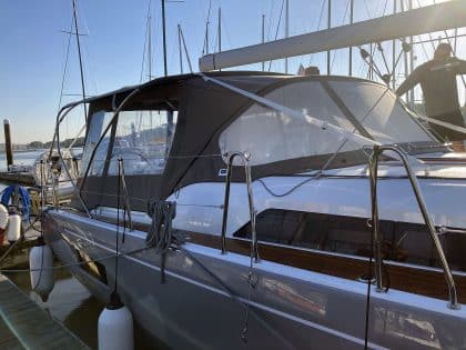 Beneteau Oceanis 40.1 Bimini Conversion to fit Tecsew Bimini and Sprayhood