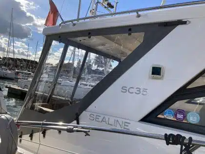 Sealine SC 35 Cockpit Enclosure, replacement for factory fitted original