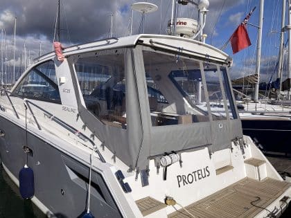 Sealine SC 35 Cockpit Enclosure, replacement for factory fitted original