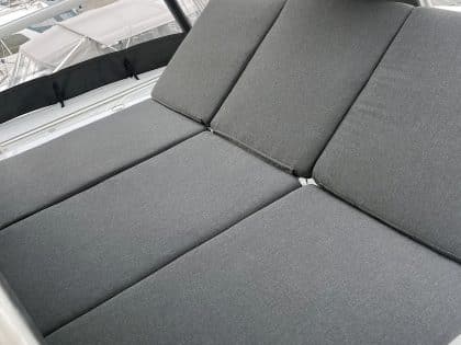 Lagoon 50 Flybridge Hinged Sun Bathing Cushions