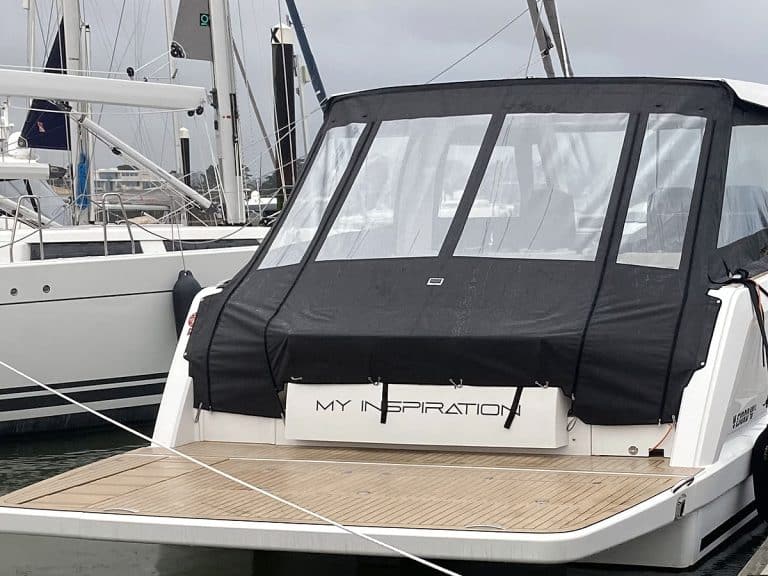 Fjord 41XL Side and Rear Cockpit Enclosure Panels