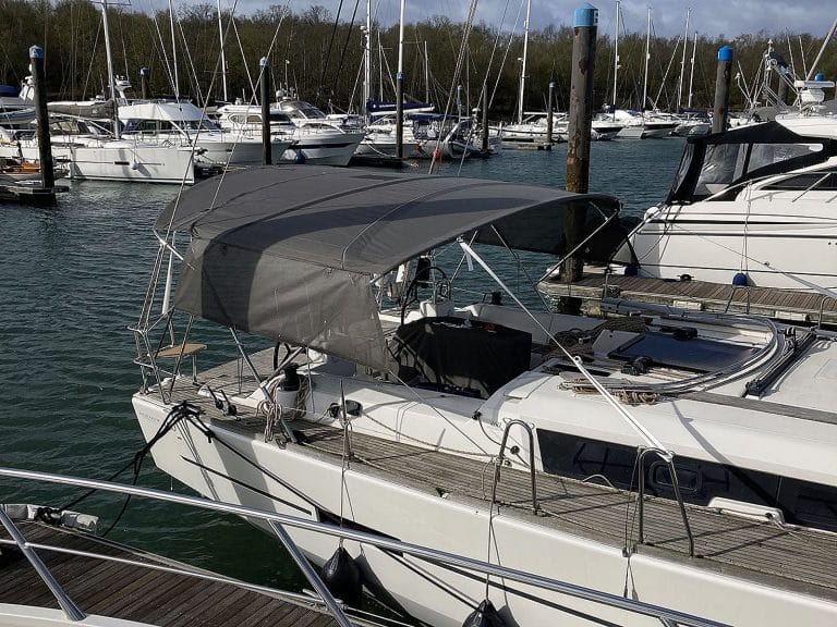 Dufour 460 Bimini with Aft Extension