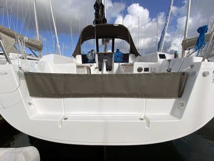 Dufour 32 Stern Dodger -Stern Infill Panel