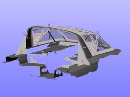 Beneteau Oceanis 55 Sprayhood Recover for Factory Fit Original