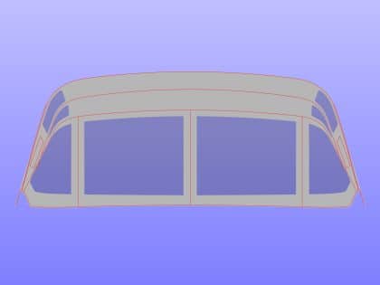 Beneteau Oceanis 55 Sprayhood Recover for Factory Fit Original