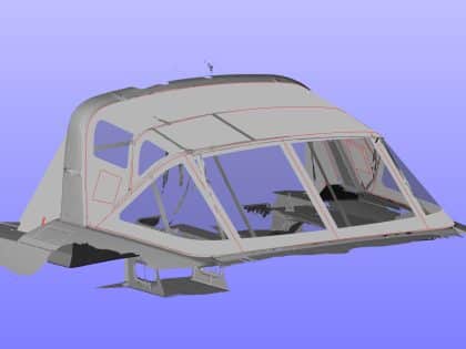 Beneteau Oceanis 55 Sprayhood Recover for Factory Fit Original