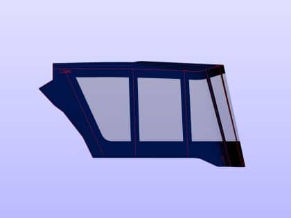 Princess 460 Replacement Cockpit Enclosure, ENCOURAGER