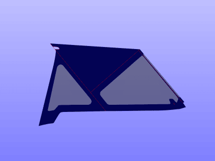 Dufour 425GL Sprayhood recover for factory fit original SEAHORSE