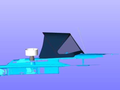 Bavaria C42 Sprayhood