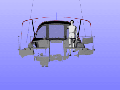 Bavaria C38 Bimini, 5 Bar Design