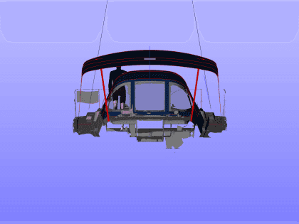 Bavaria C38 Bimini, 5 Bar Design