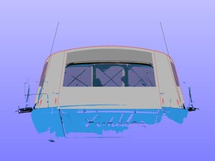 Hanse 495 Cockpit Enclosure to fit Tecsew Recover for Factory Supplied Original Sprayhood