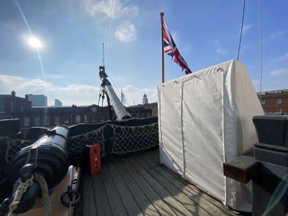 HMS Victory Fore Deck Stairwell Cover