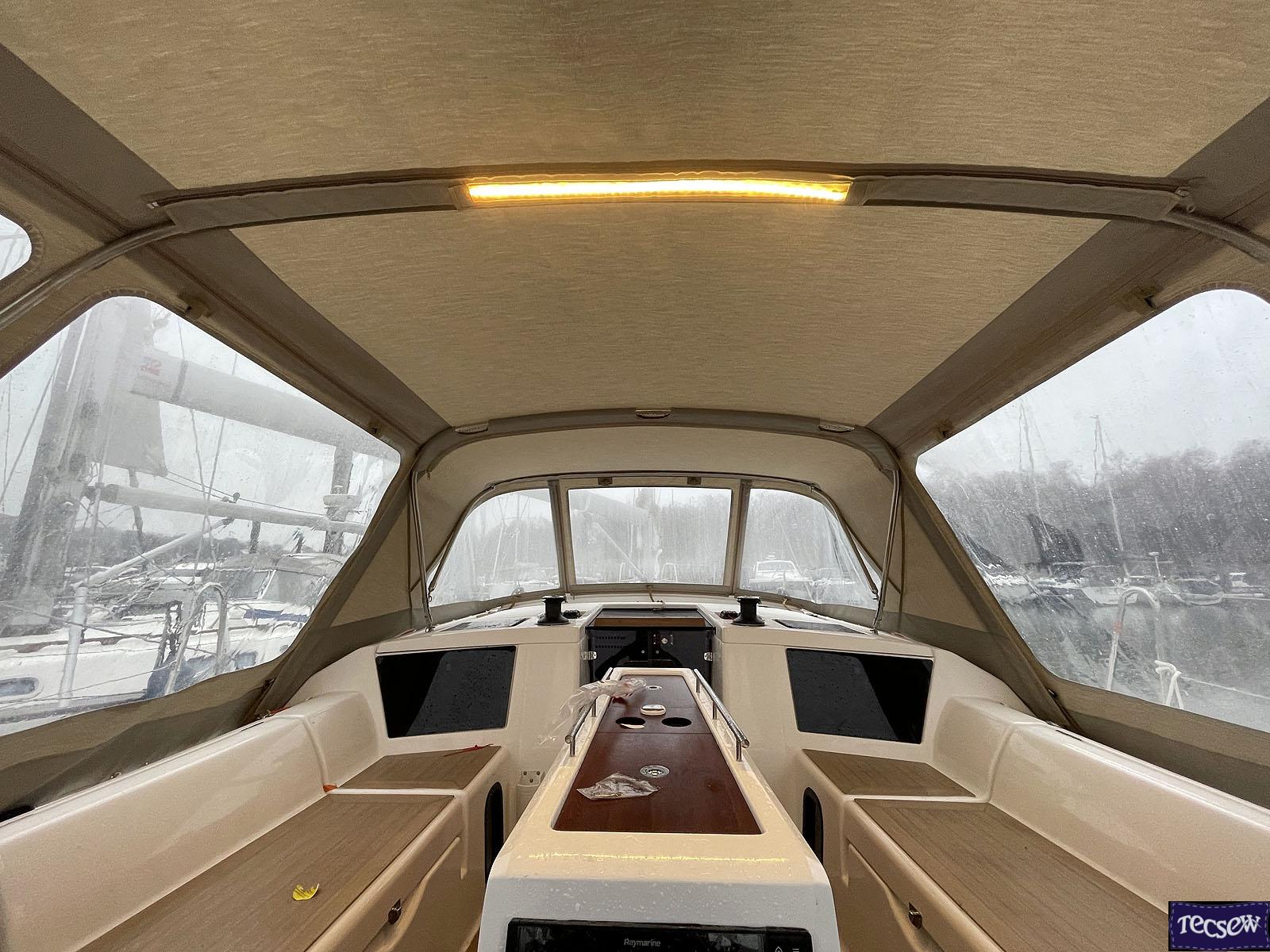 Dufour 390 Cockpit Enclosure to fit Tecsew Sprayhood