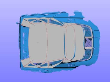 Hanse 495 Cockpit Enclosure to fit Tecsew Recover for Factory Supplied Original Sprayhood