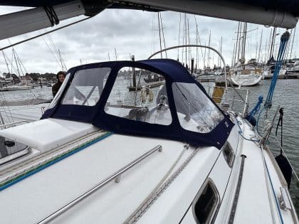 Maxi 1100 Sprayhood replacement for Factory Fit Original type 1 with centre roll up window