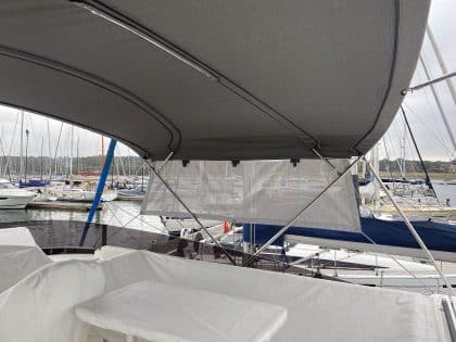 Beneteau Swift Trawler ST 48 Flybridge Bimini fitted with LED Strip Lighting