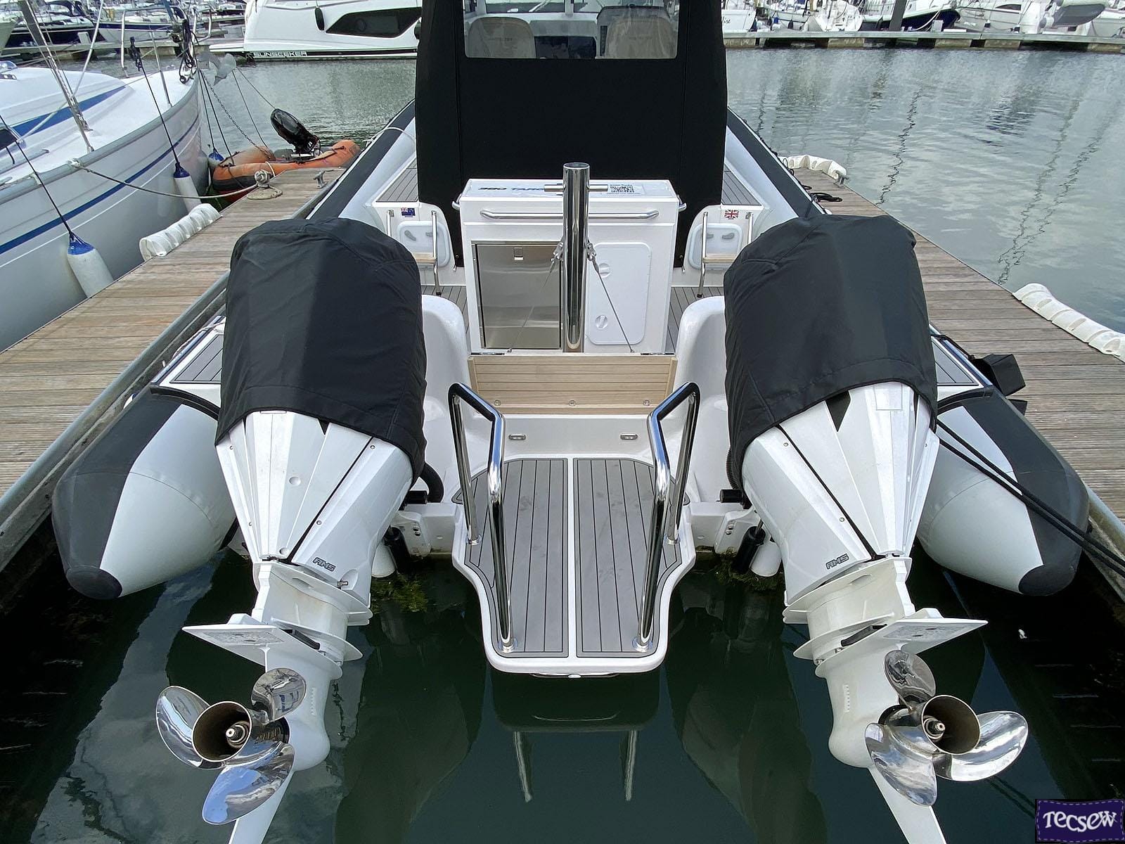 Mercury 300 Outboard "Fitted" Engine Covers in Odyssey Softtouch Fabric