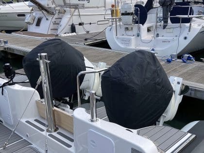 Mercury 300 Outboard Fitted Engine Covers in Odyssey Softtouch Fabric