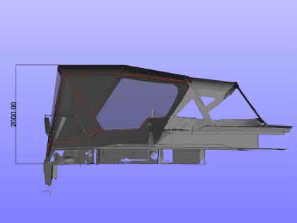 Approximate Height from Cockpit Floor
