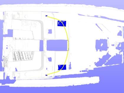 Frames fold over side hatches