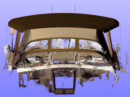 Moody 45 Classic Bimini Conversion to fit Tecsew 2 Part Bimini