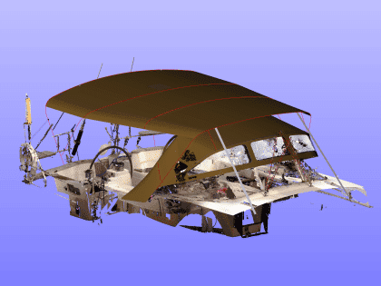 Moody 45 Classic 2 Part Bimini