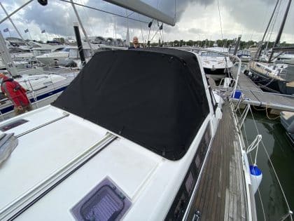 Beneteau Oceanis 48 Factory Fit Sprayhood Recover with optional window blinds