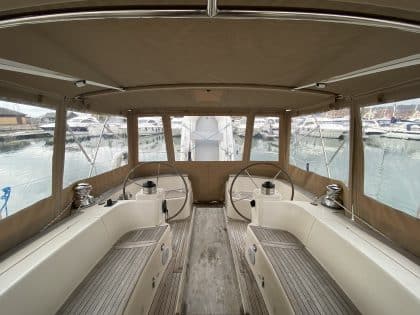 Moody 45 Classic Bimini Conversion to fit Tecsew 2 Part Bimini