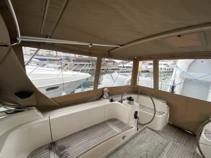 Moody 45 Classic Bimini Conversion to fit Tecsew 2 Part Bimini