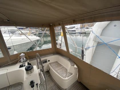 Moody 45 Classic Bimini Conversion to fit Tecsew 2 Part Bimini