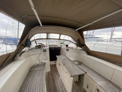 Moody 45 Classic Bimini Conversion to fit Tecsew 2 Part Bimini