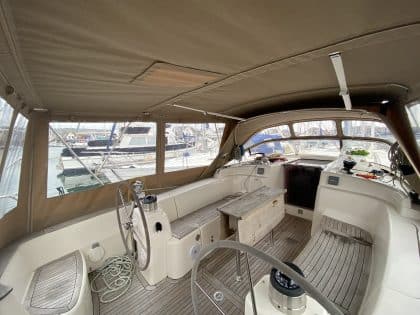 Moody 45 Classic Bimini Conversion to fit Tecsew 2 Part Bimini