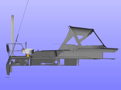 Bavaria C38 Cockpit Enclosure fitted to factory fitted Sprayhood