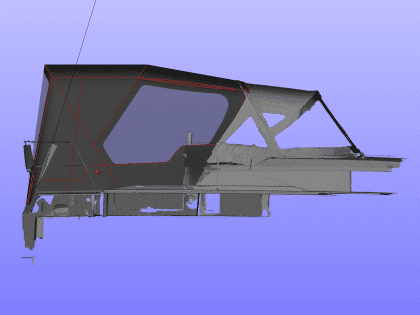Bavaria C38 Cockpit Enclosure fitted to factory fitted Sprayhood