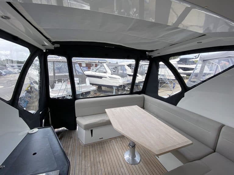 Sealine S330 Cockpit Canopy and Windscreen Side Infill Panels