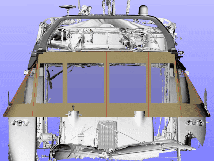 Azimut 58 Cockpit Enclosure