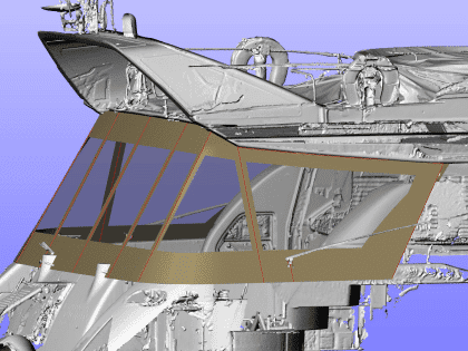Azimut 58 Cockpit Enclosure