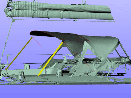 Dehler 46 SQ Sprayhood Extension