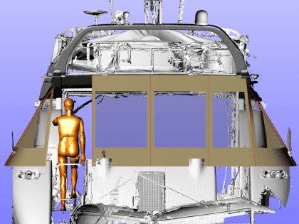 Azimut 58 Cockpit Enclosure