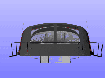 Bavaria Cruiser 51 Cockpit Enclosure to fit our Custom Design Sprayhood